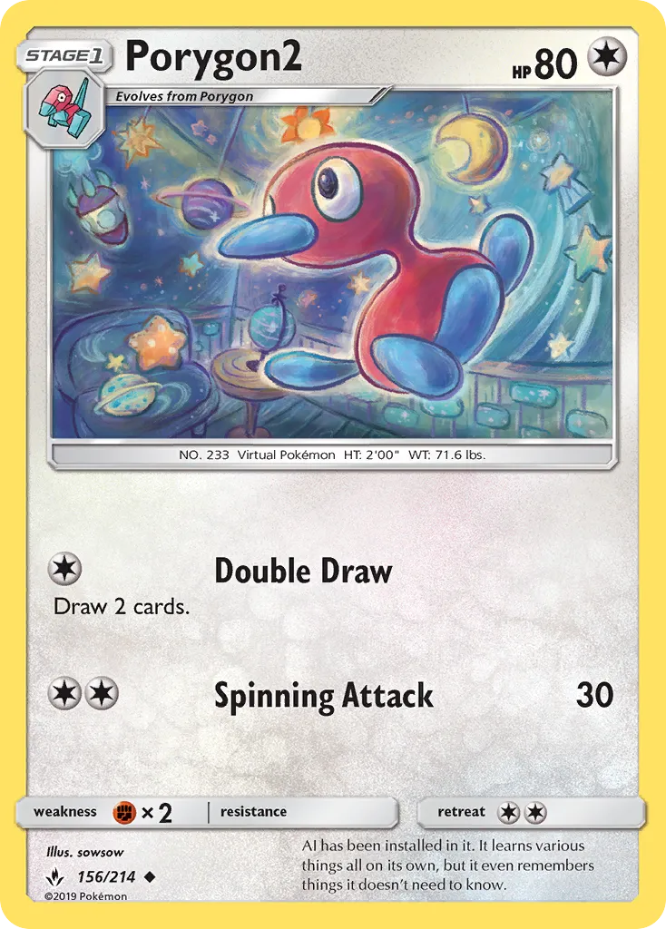 Porygon2 — SM - Unbroken Bonds — Pokémon