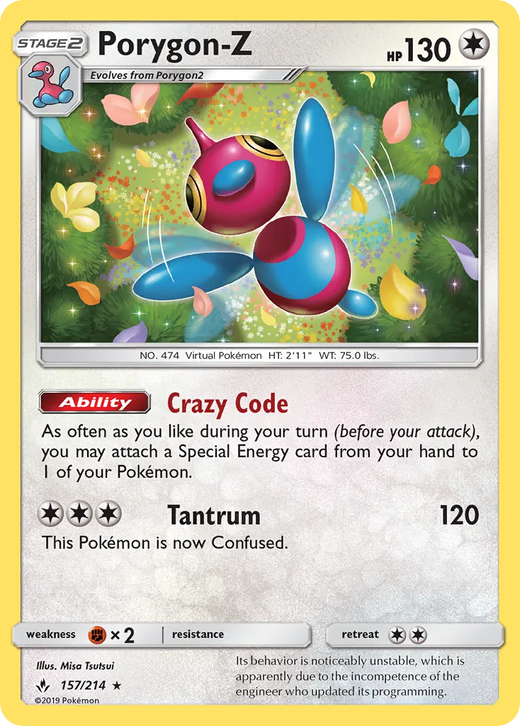 Porygon-Z — SM - Unbroken Bonds — Pokemon