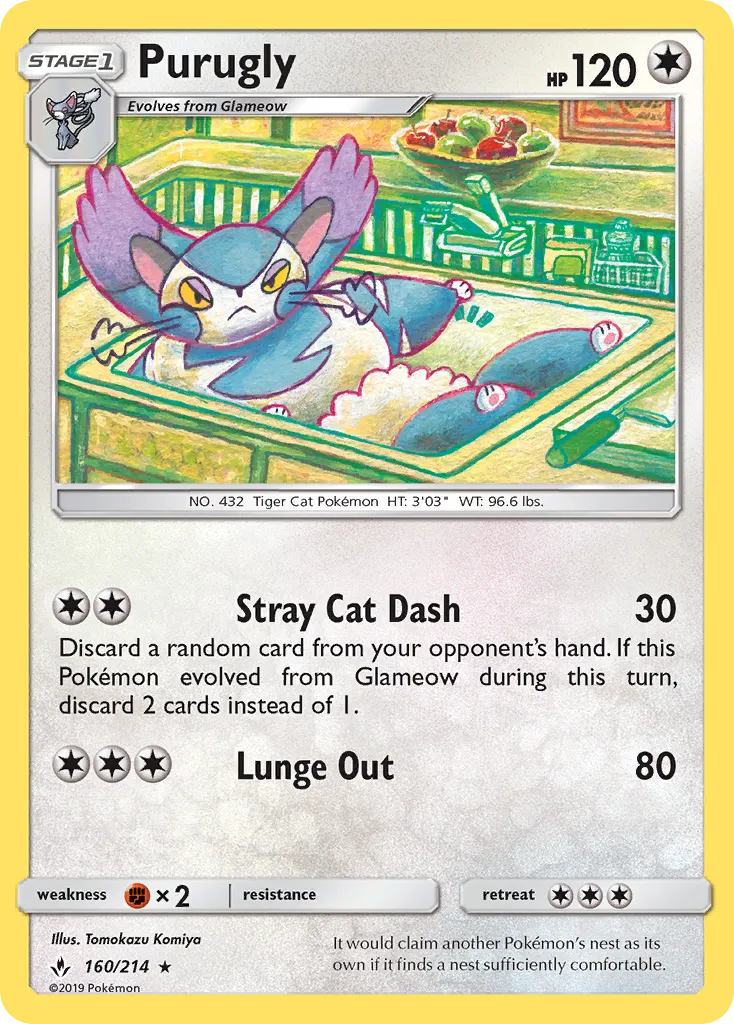 Purugly — SM - Unbroken Bonds — Pokemon