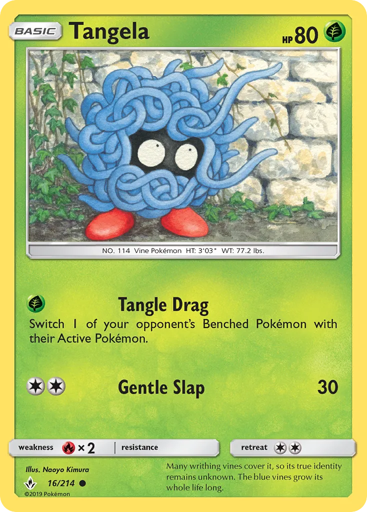Tangela — SM - Unbroken Bonds — Pokémon