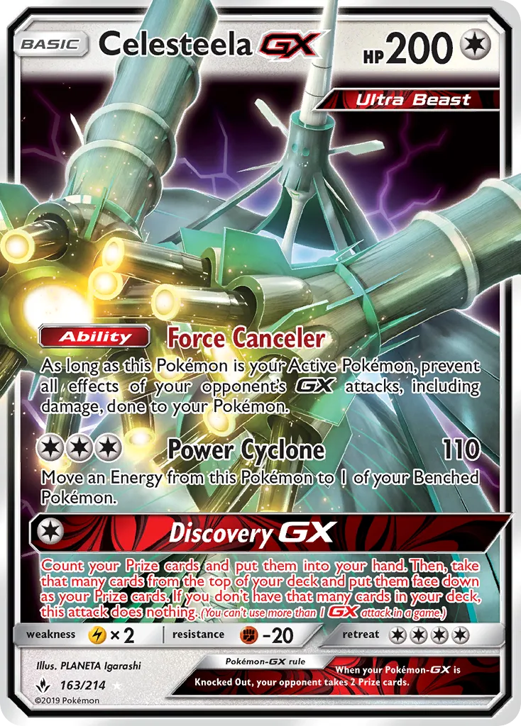 Celesteela GX — SM - Unbroken Bonds — Pokémon