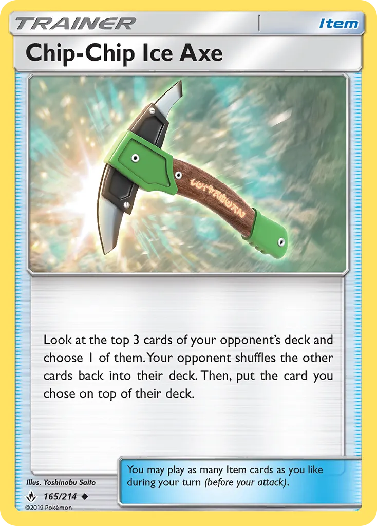 Chip-Chip Ice Axe — SM - Unbroken Bonds — Pokemon