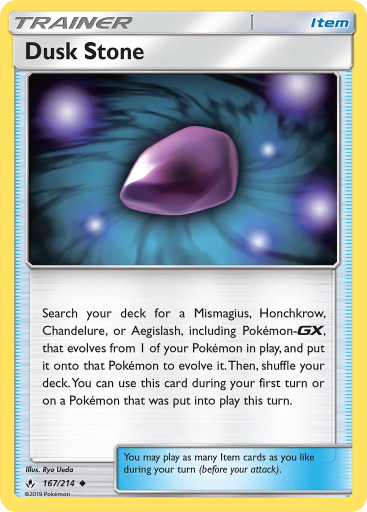 Dusk Stone — SM - Unbroken Bonds — Pokémon