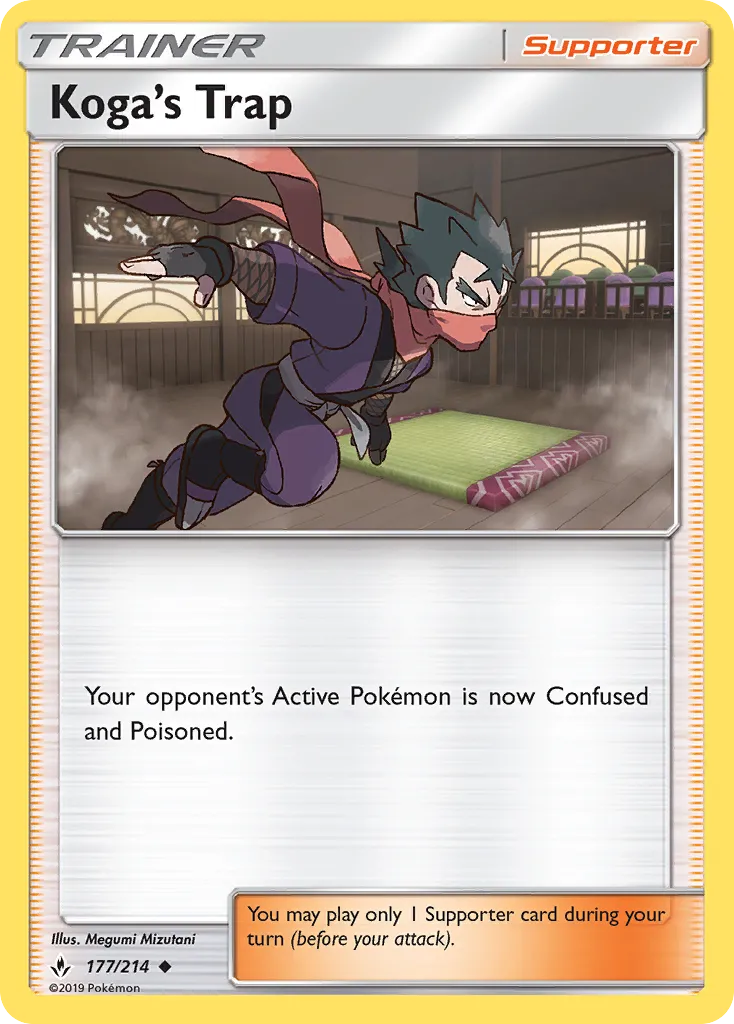 Koga's Trap — SM - Unbroken Bonds — Pokemon