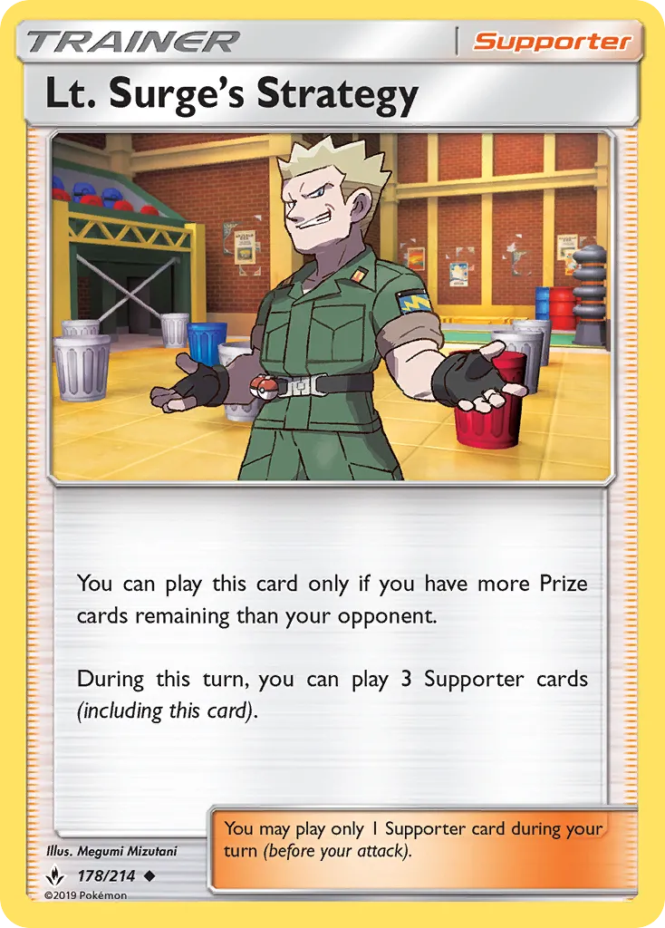 Lt. Surge's Strategy — SM - Unbroken Bonds — Pokémon