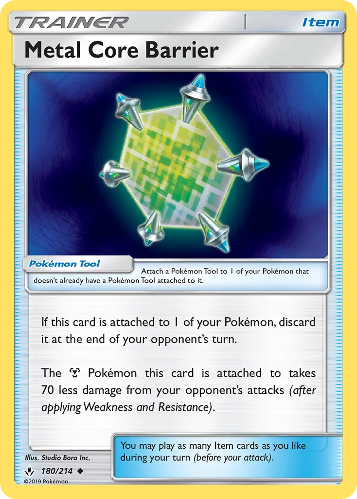 Metal Core Barrier — SM - Unbroken Bonds — Pokemon