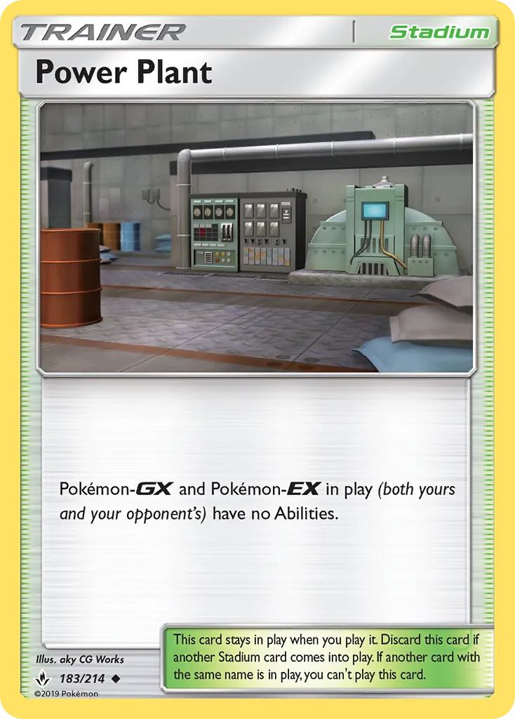 Power Plant — SM - Unbroken Bonds — Pokemon