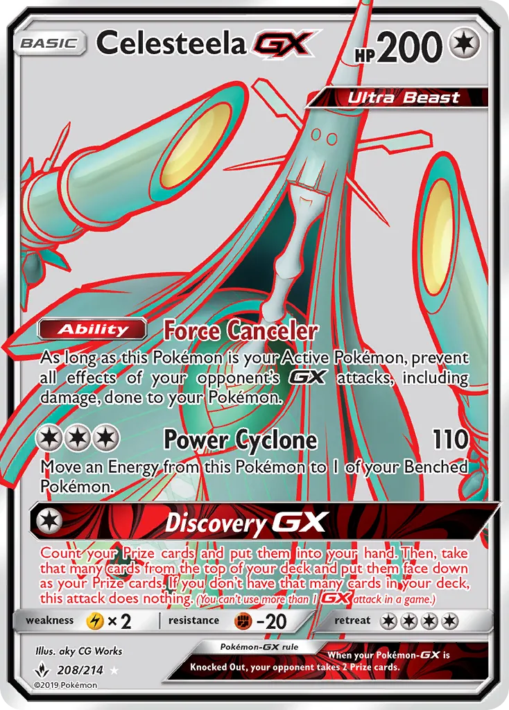 Celesteela GX — SM - Unbroken Bonds — Pokemon