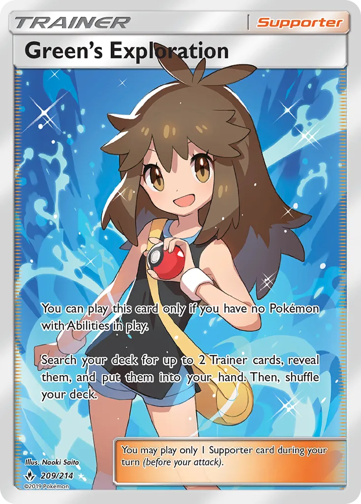 Green's Exploration — SM - Unbroken Bonds — Pokemon