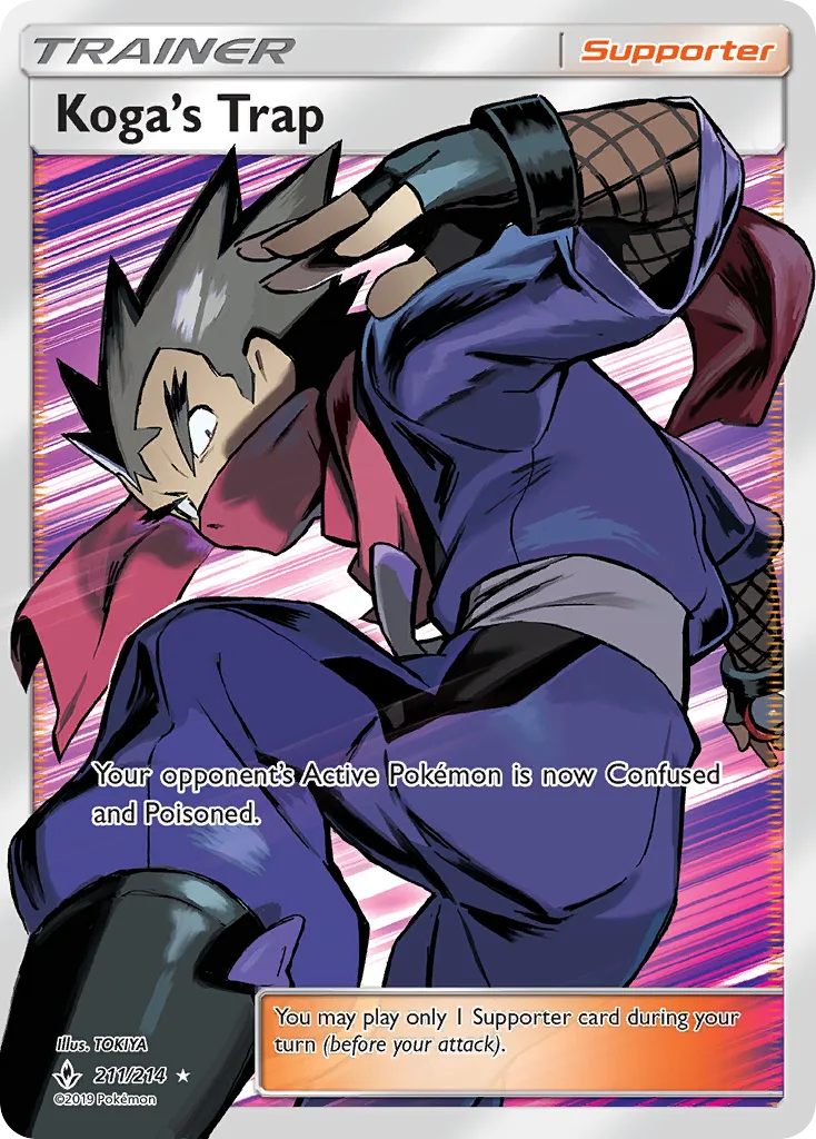 Koga's Trap — SM - Unbroken Bonds — Pokemon