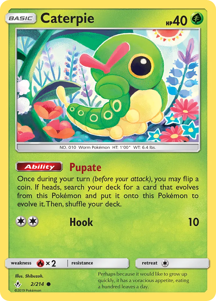 Caterpie — SM - Unbroken Bonds — Pokémon