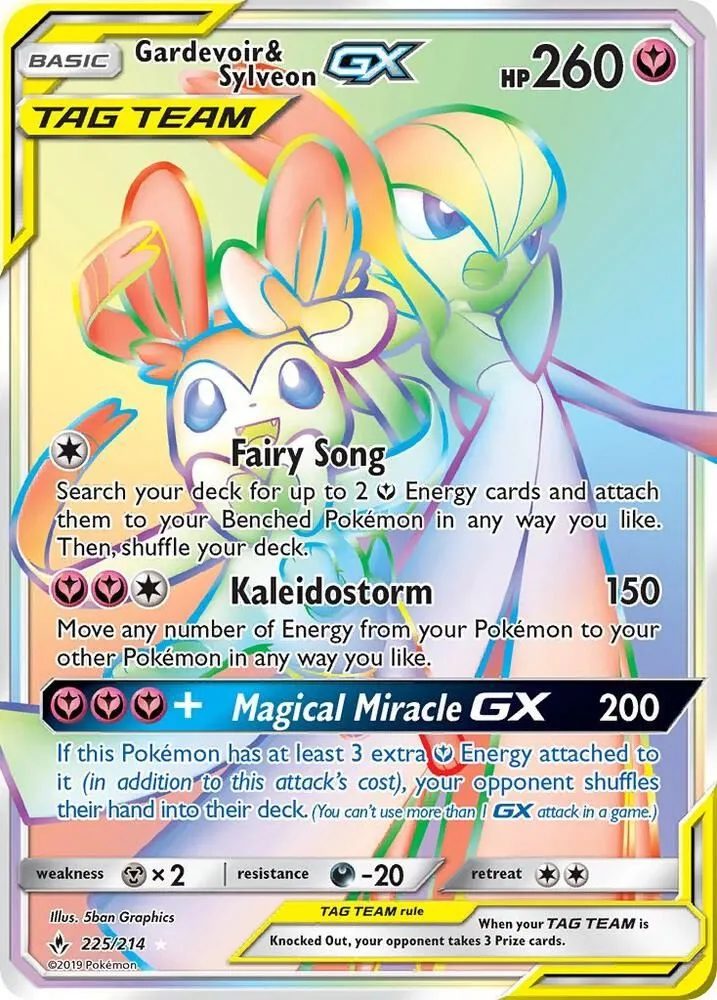 Gardevoir & Sylveon GX — SM - Unbroken Bonds — Pokemon