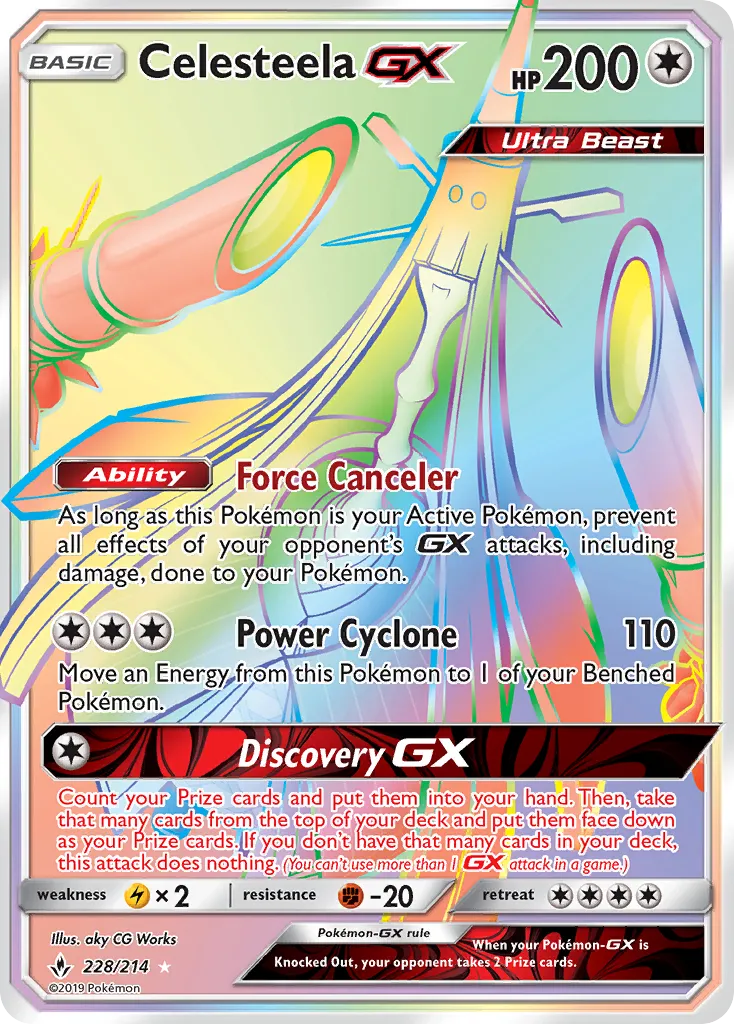 Celesteela GX — SM - Unbroken Bonds — Pokemon