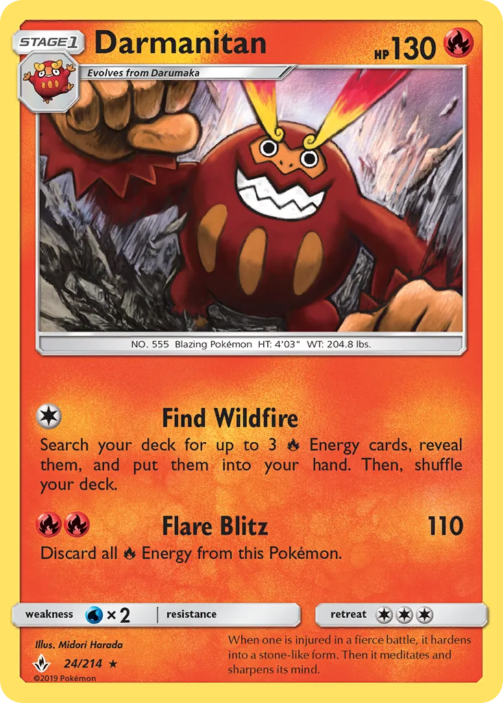 Darmanitan — SM - Unbroken Bonds — Pokemon