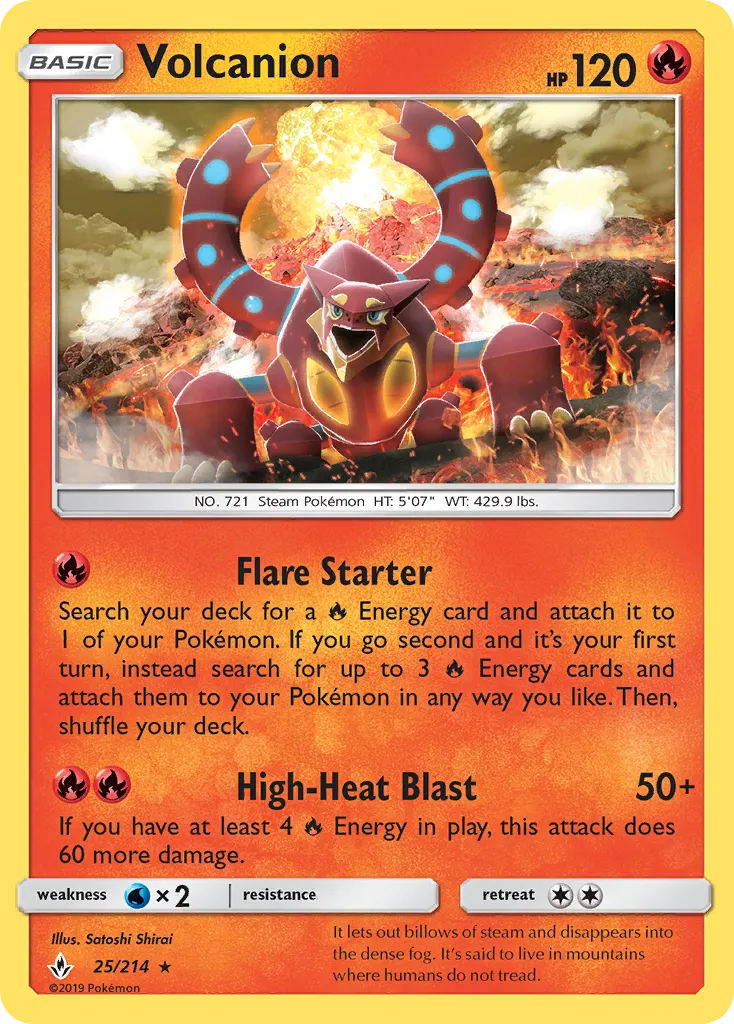 Volcanion — SM - Unbroken Bonds — Pokémon