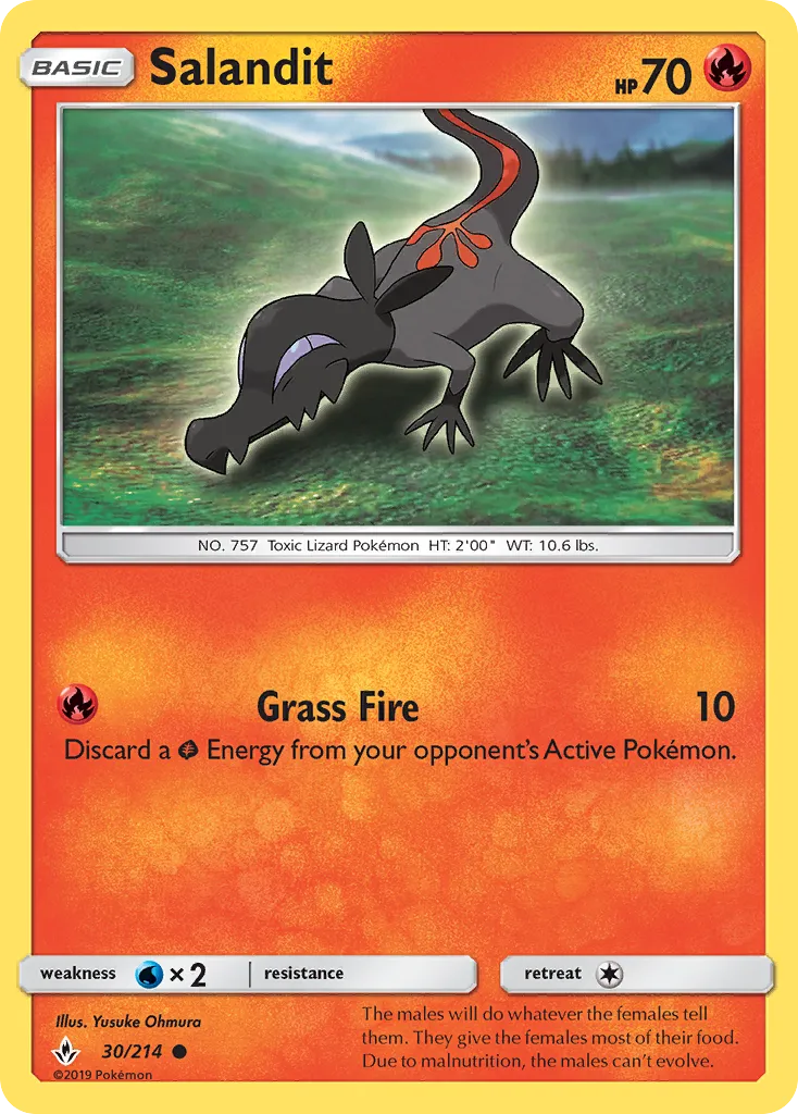 Salandit — SM - Unbroken Bonds — Pokemon