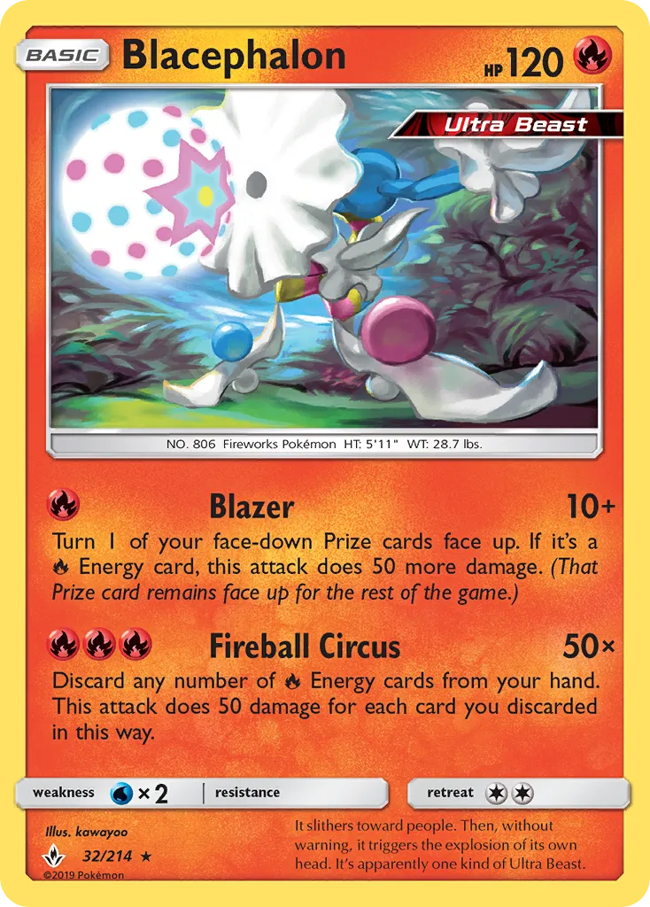 Blacephalon — SM - Unbroken Bonds — Pokemon
