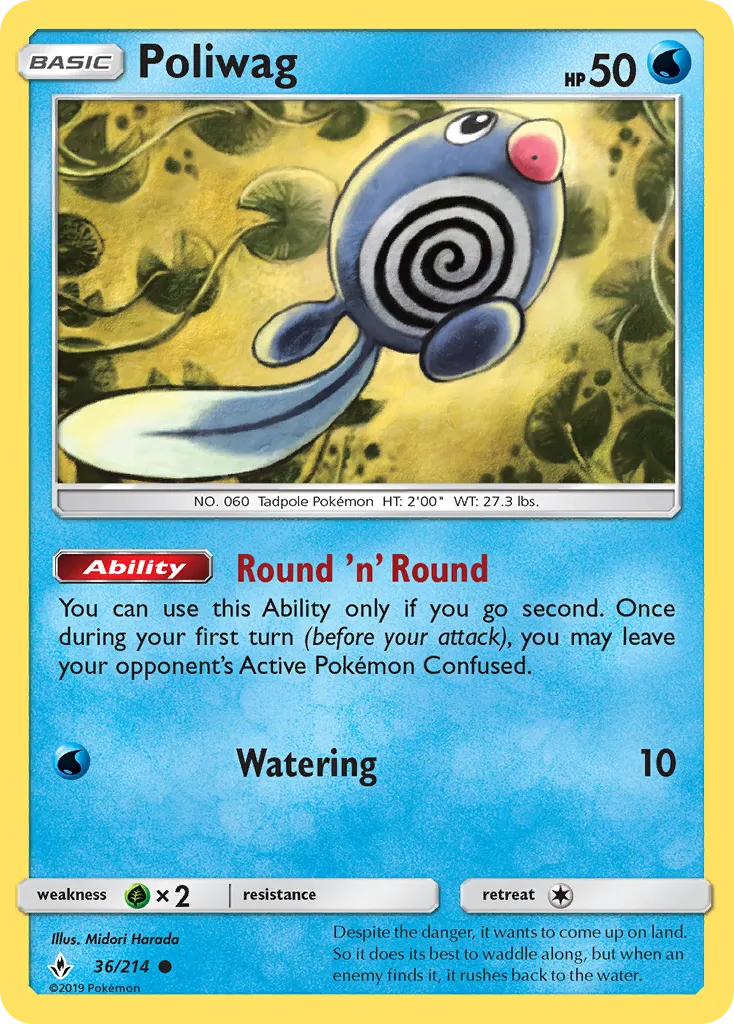 Poliwag — SM - Unbroken Bonds — Pokemon