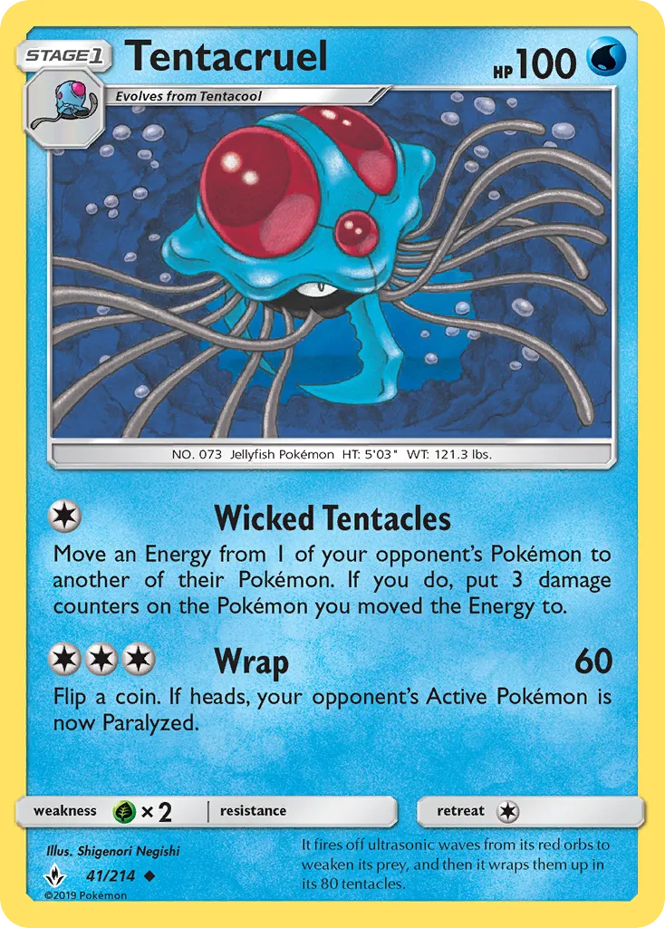 Tentacruel — SM - Unbroken Bonds — Pokémon