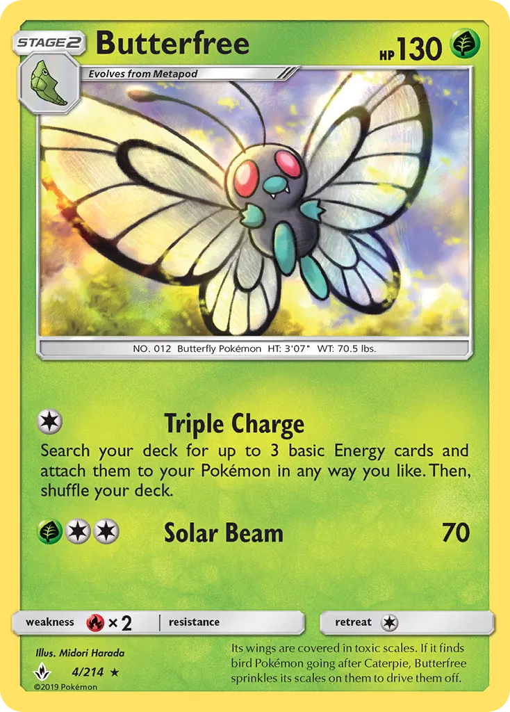 Butterfree — SM - Unbroken Bonds — Pokemon