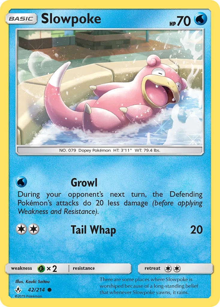 Slowpoke — SM - Unbroken Bonds — Pokemon