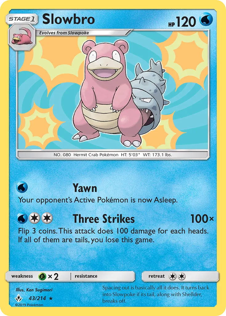 Slowbro — SM - Unbroken Bonds — Pokemon