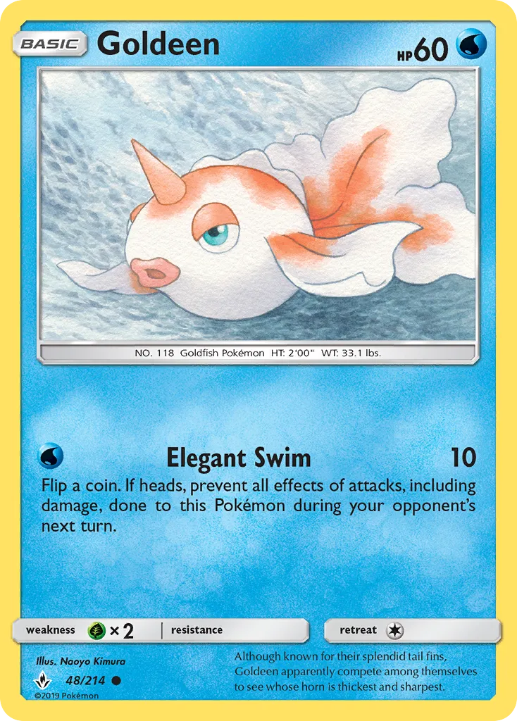 Goldeen — SM - Unbroken Bonds — Pokemon