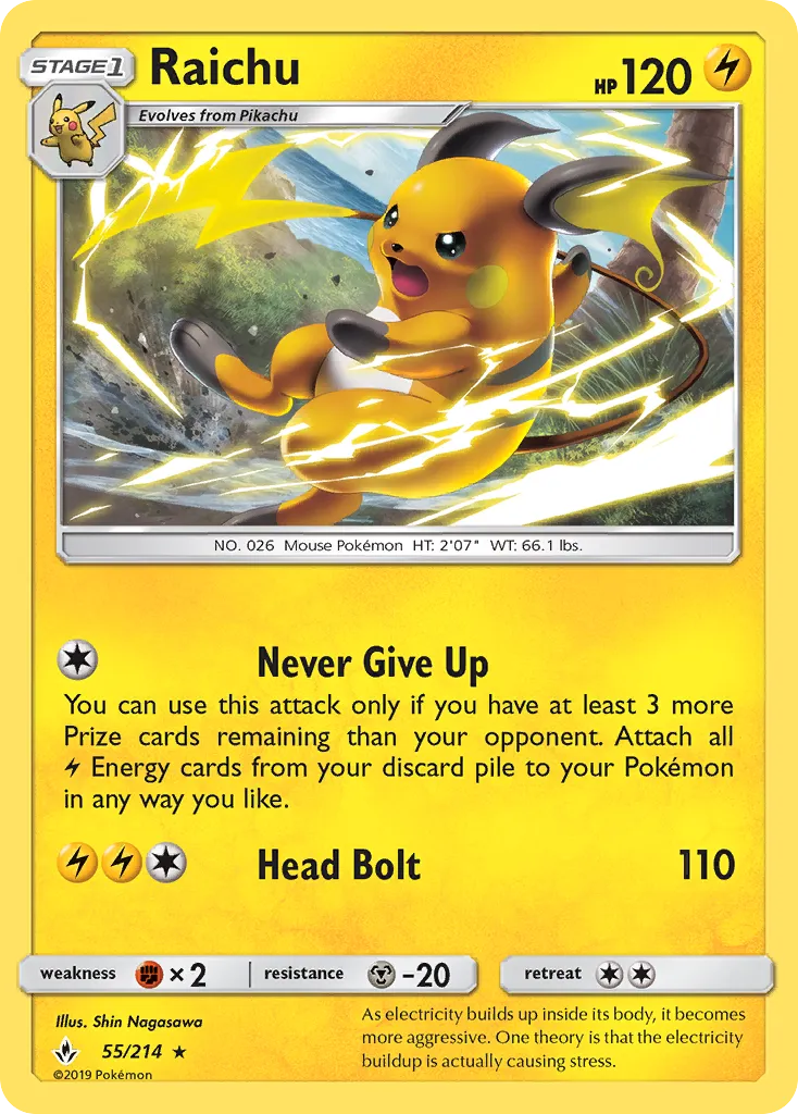 Raichu — SM - Unbroken Bonds — Pokemon
