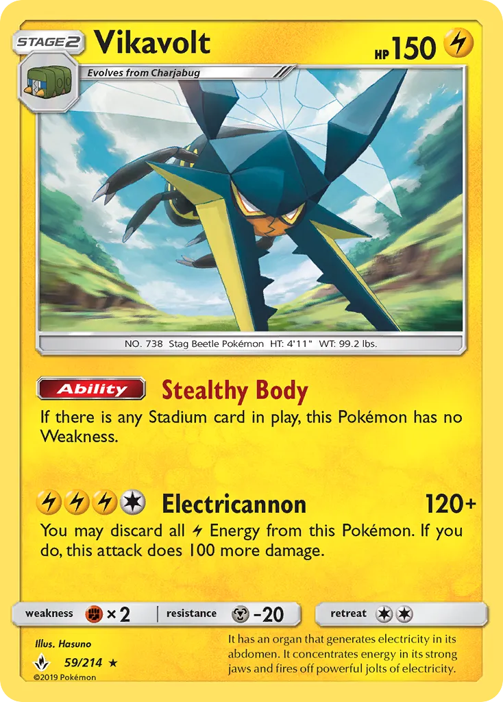 Vikavolt — SM - Unbroken Bonds — Pokemon