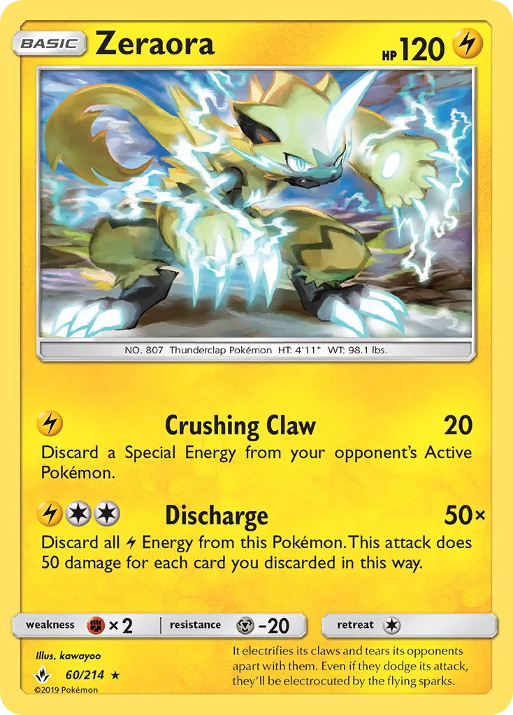 Zeraora — SM - Unbroken Bonds — Pokemon