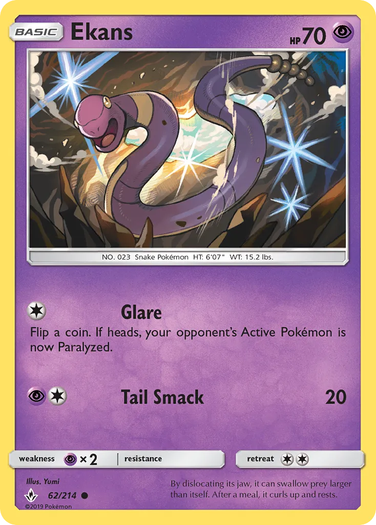 Ekans — SM - Unbroken Bonds — Pokémon