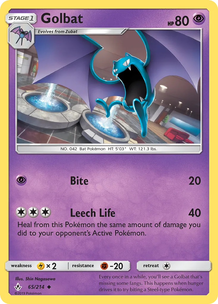 Golbat — SM - Unbroken Bonds — Pokemon