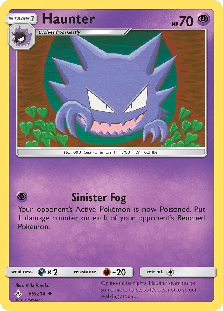 Haunter — SM - Unbroken Bonds — Pokemon