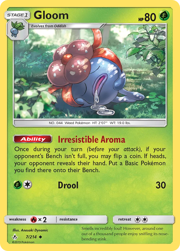 Gloom — SM - Unbroken Bonds — Pokemon