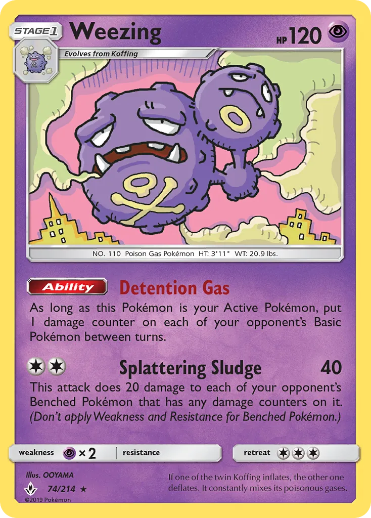 Weezing — SM - Unbroken Bonds — Pokémon