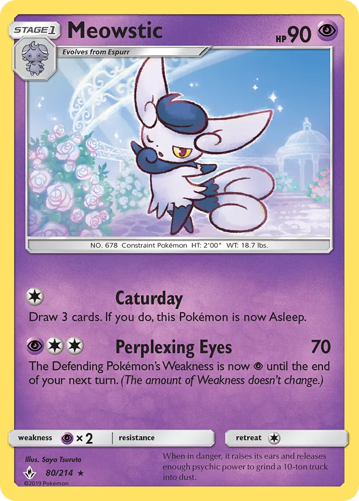 Meowstic — SM - Unbroken Bonds — Pokemon