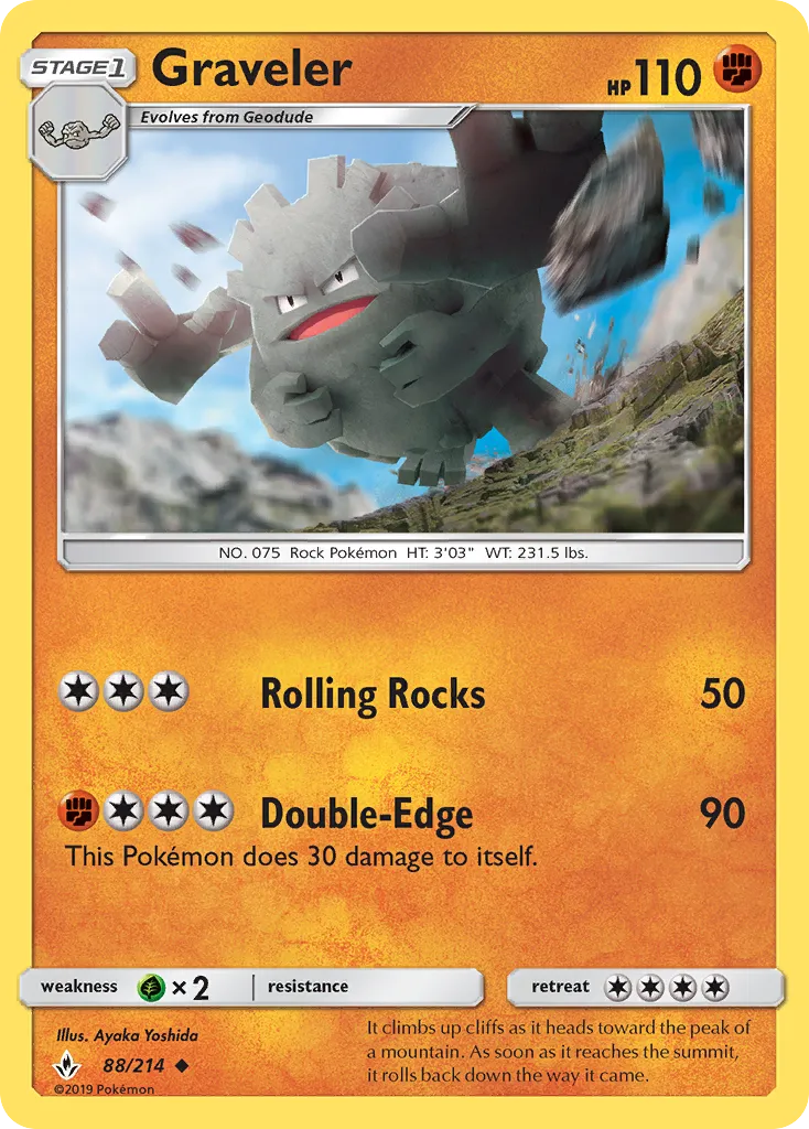Graveler — SM - Unbroken Bonds — Pokémon