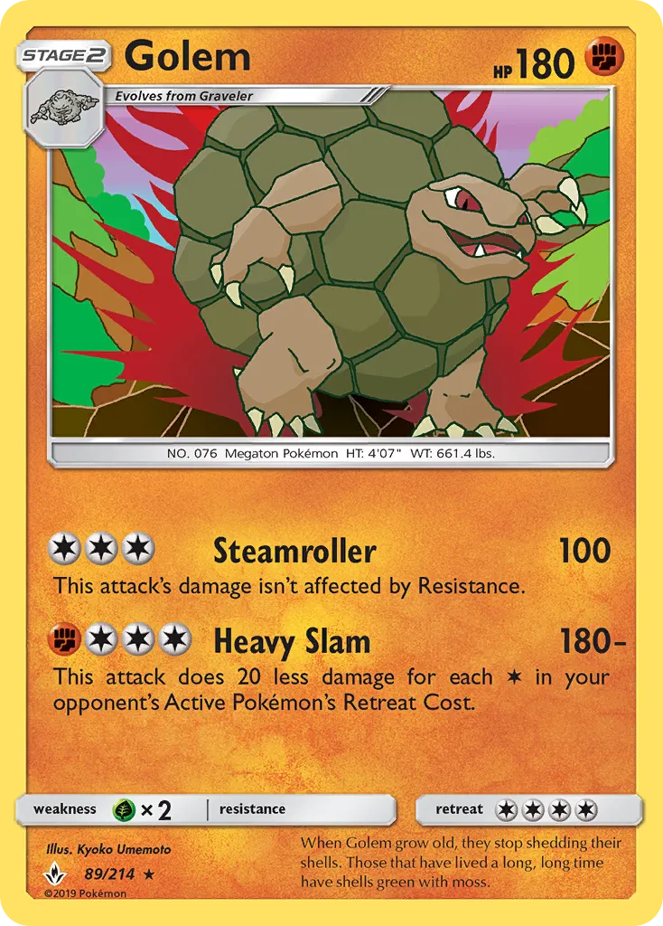 Golem — SM - Unbroken Bonds — Pokemon