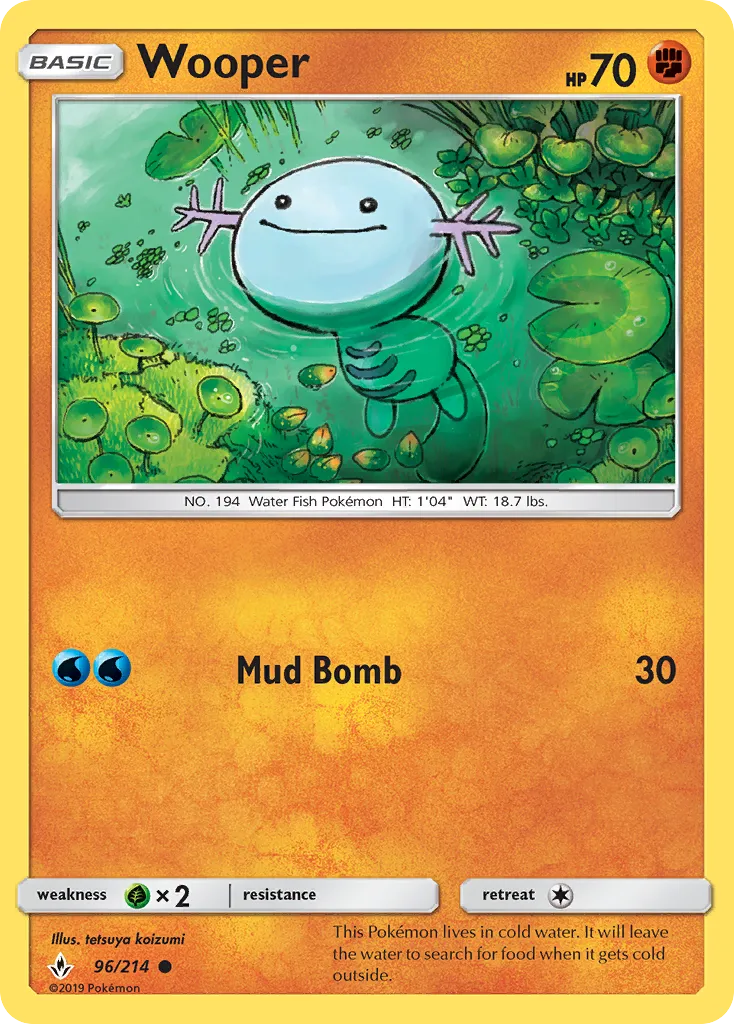 Wooper — SM - Unbroken Bonds — Pokemon