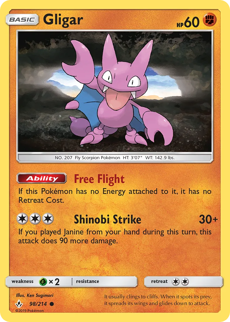 Gligar — SM - Unbroken Bonds — Pokemon