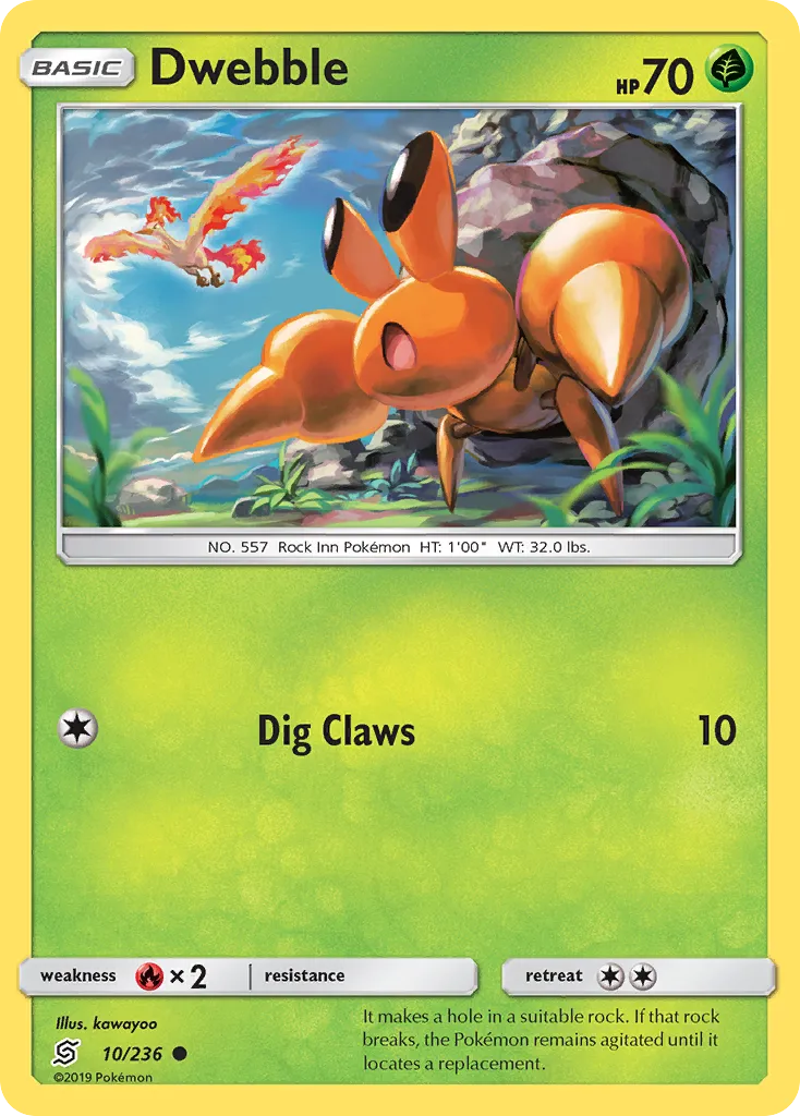 Dwebble — SM - Unified Minds — Pokémon