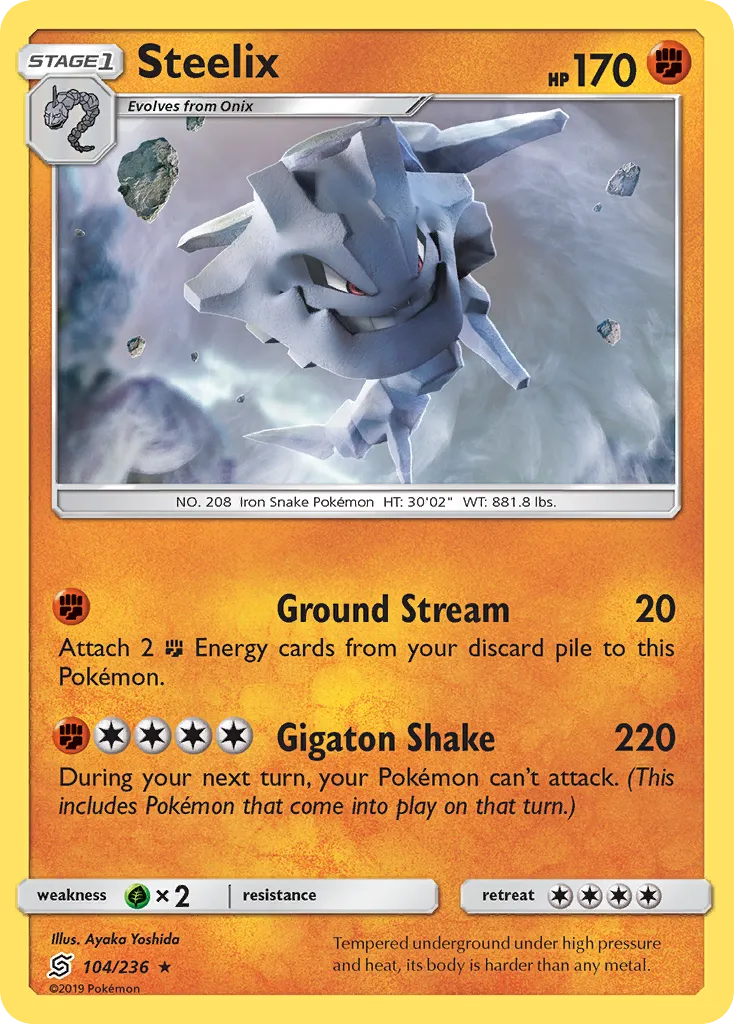 Steelix — SM - Unified Minds — Pokemon