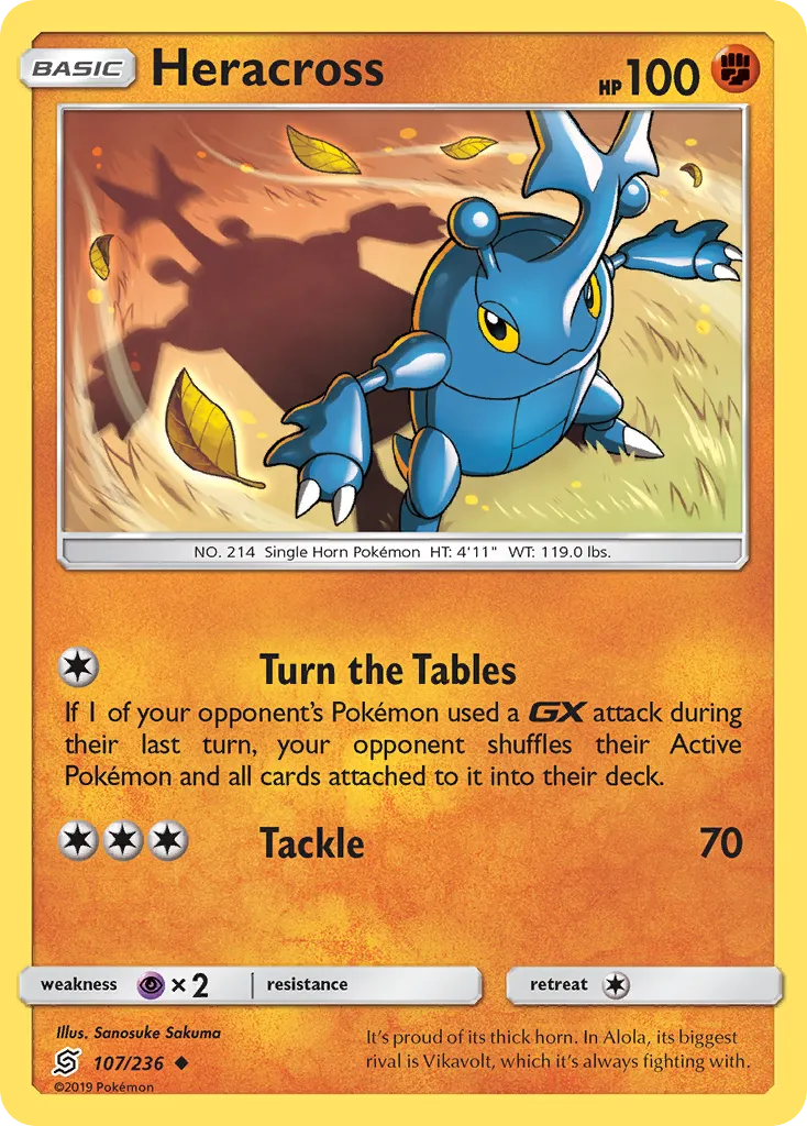 Heracross — SM - Unified Minds — Pokémon