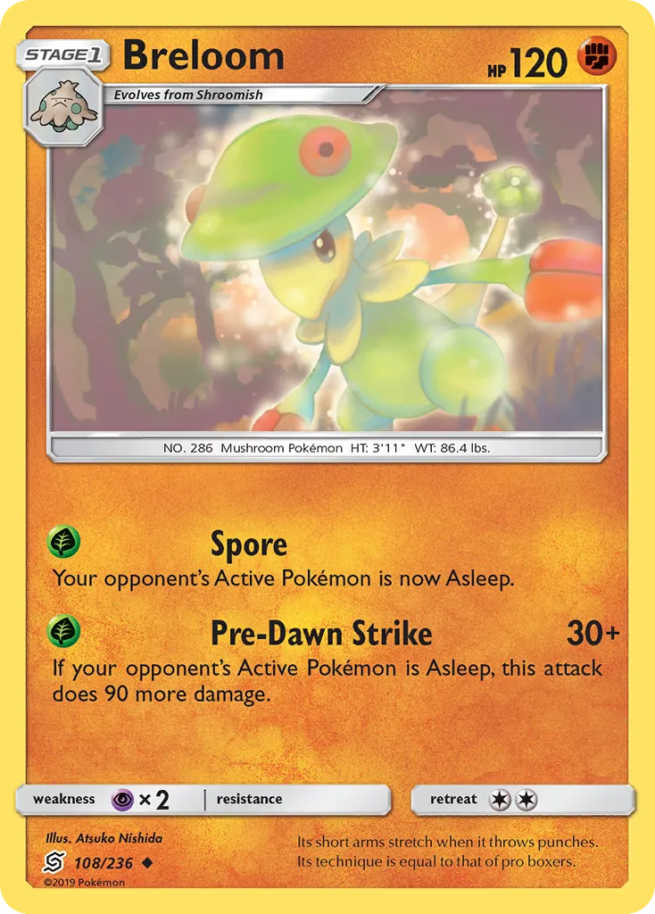 Breloom — SM - Unified Minds — Pokemon