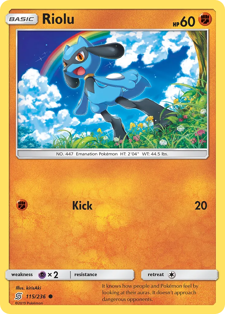 Riolu — SM - Unified Minds — Pokemon