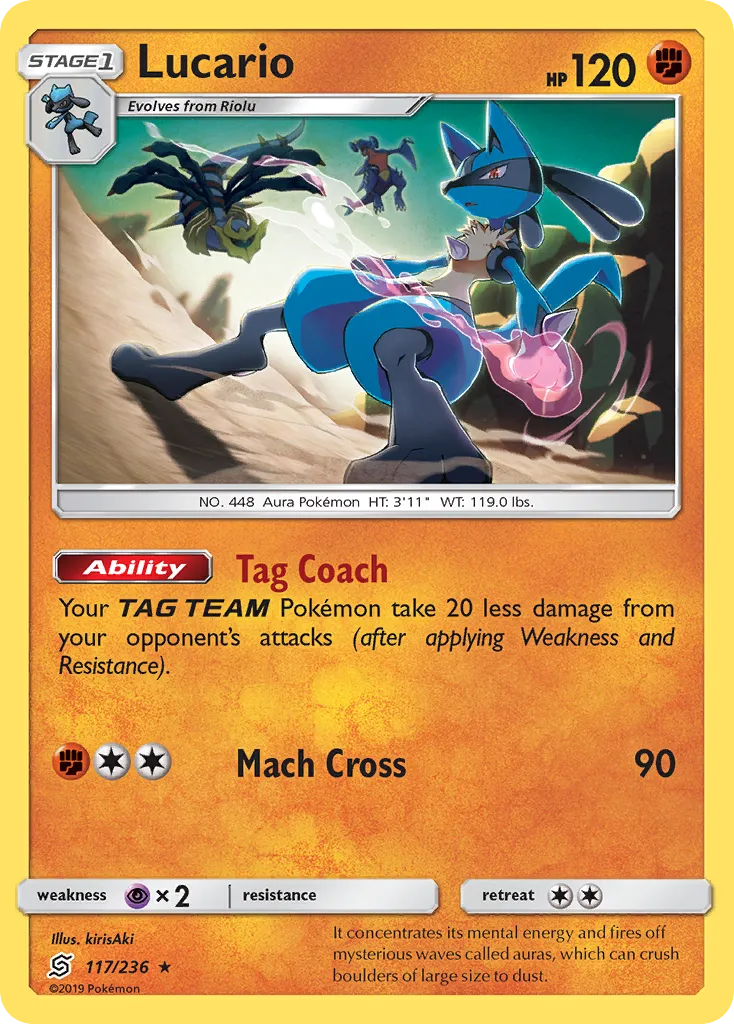 Lucario — SM - Unified Minds — Pokemon