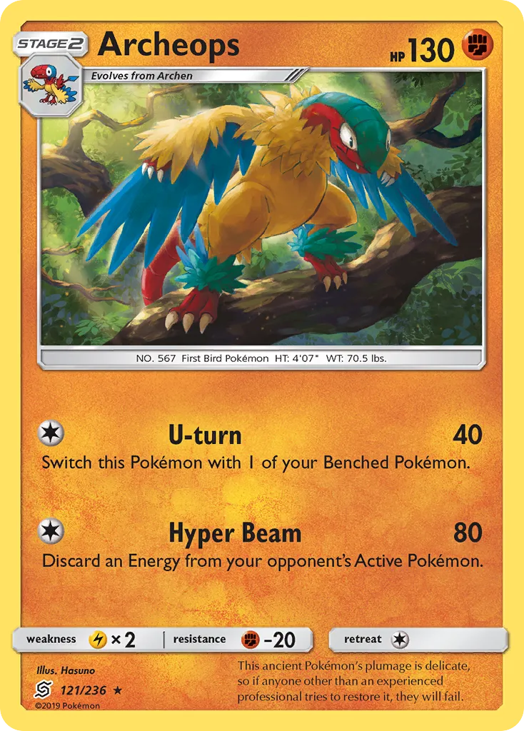 Archeops — SM - Unified Minds — Pokemon