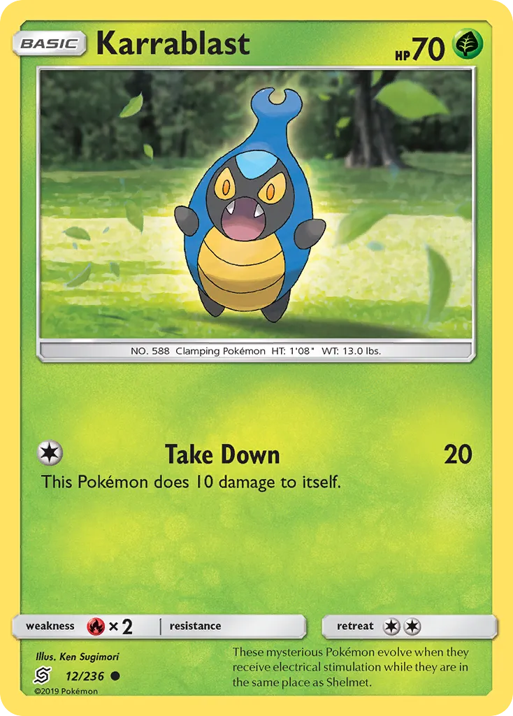 Karrablast — SM - Unified Minds — Pokémon