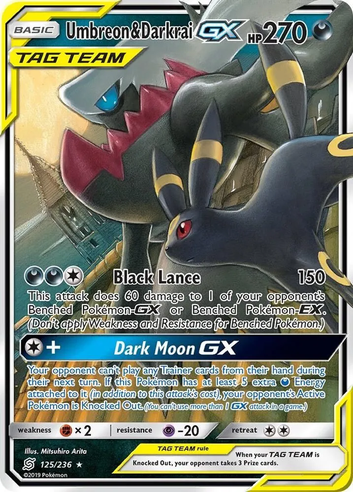 Umbreon & Darkrai GX — SM - Unified Minds — Pokemon