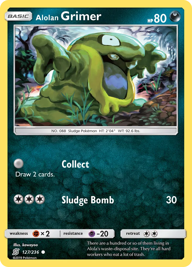 Alolan Grimer — SM - Unified Minds — Pokémon